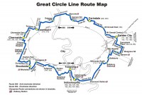 Great Circle Bus Route Map
