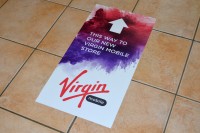 Virgin floor graphic