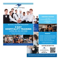 Hospitality course flyer